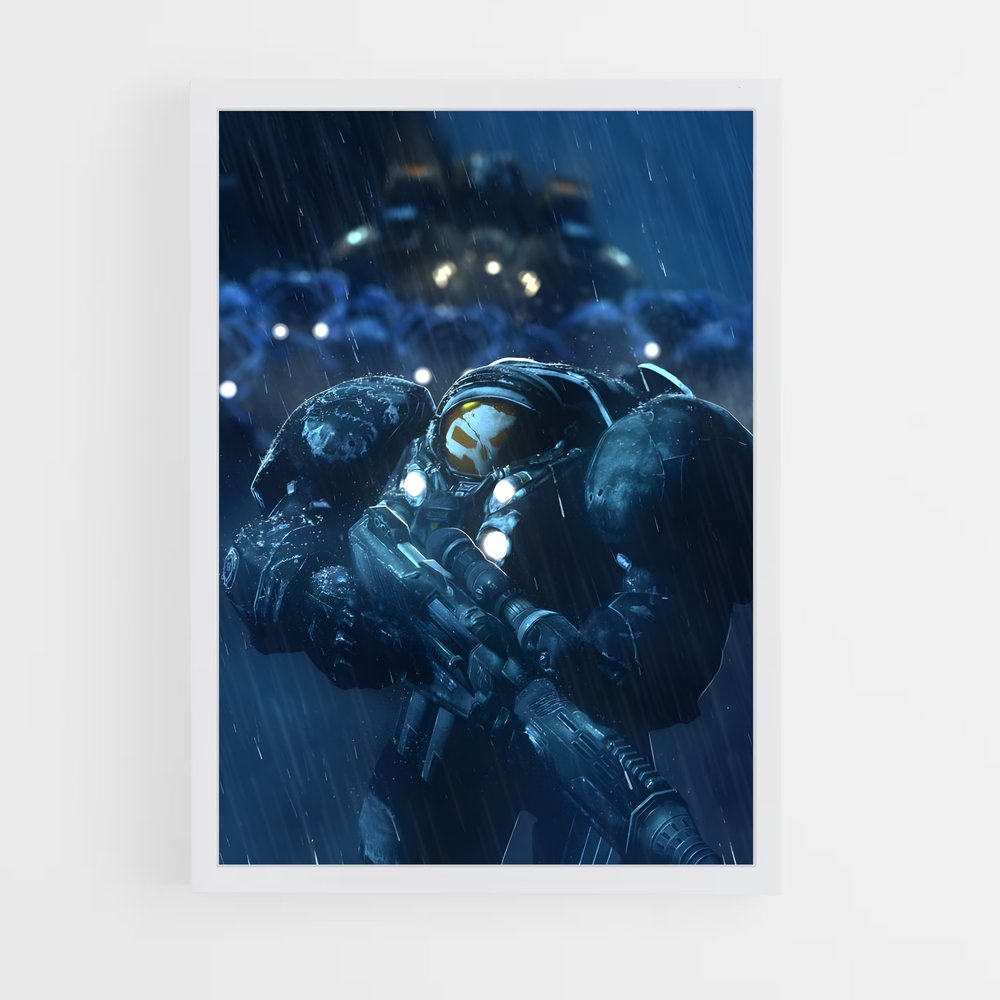 Poster Tempête de Guerre – affiche Starcraft (vue 3)